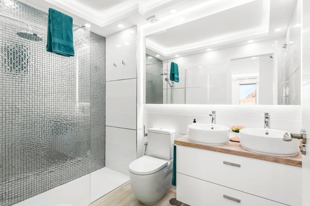 3C Atico Vista Hermosa Wifi Pool,Tennis,Padel,Park Лос Кристианос Экстерьер фото